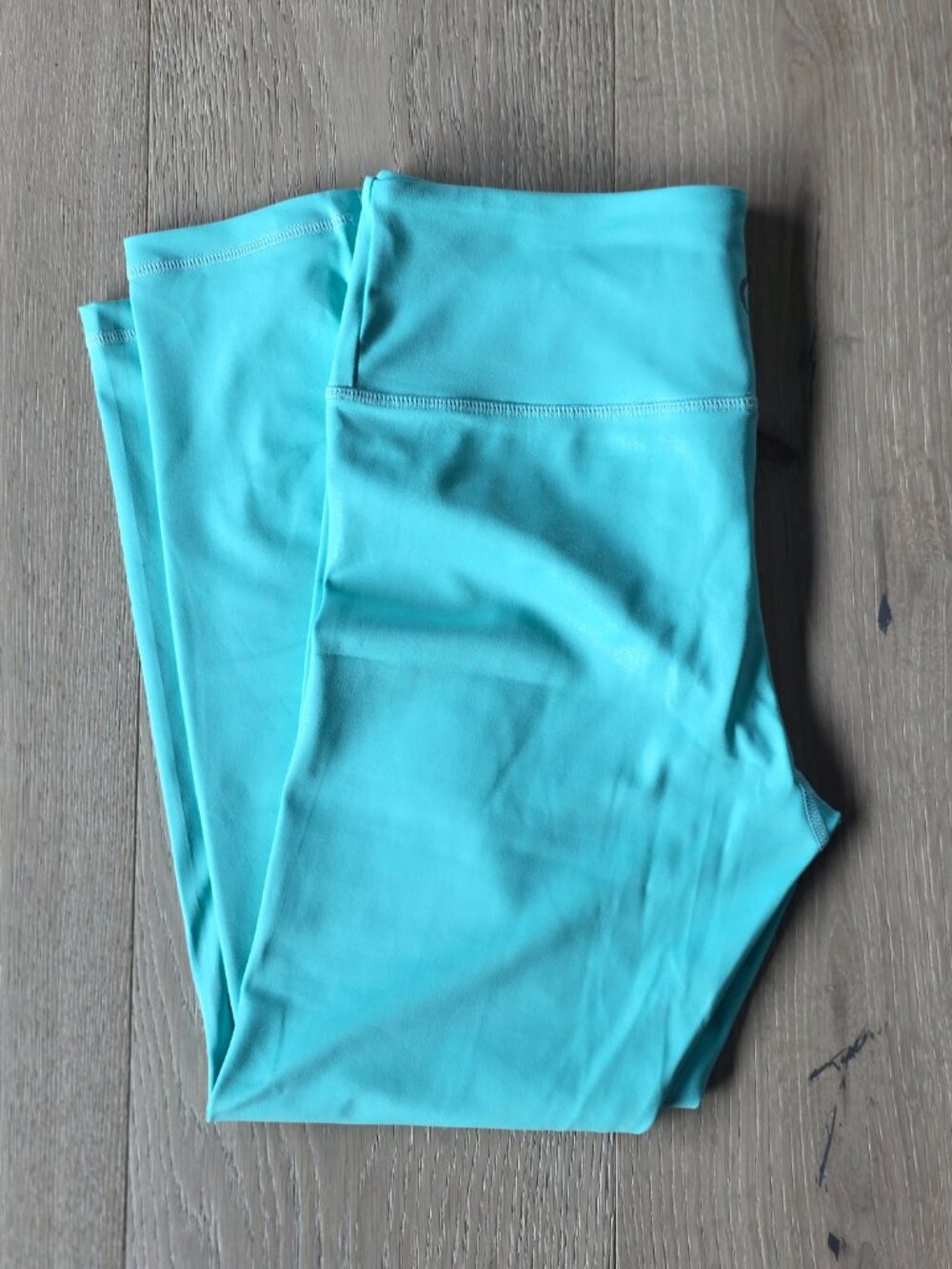 ZYIA Turquoise Metallic Plus Light n Tight Hi-Rise 7/8 24"